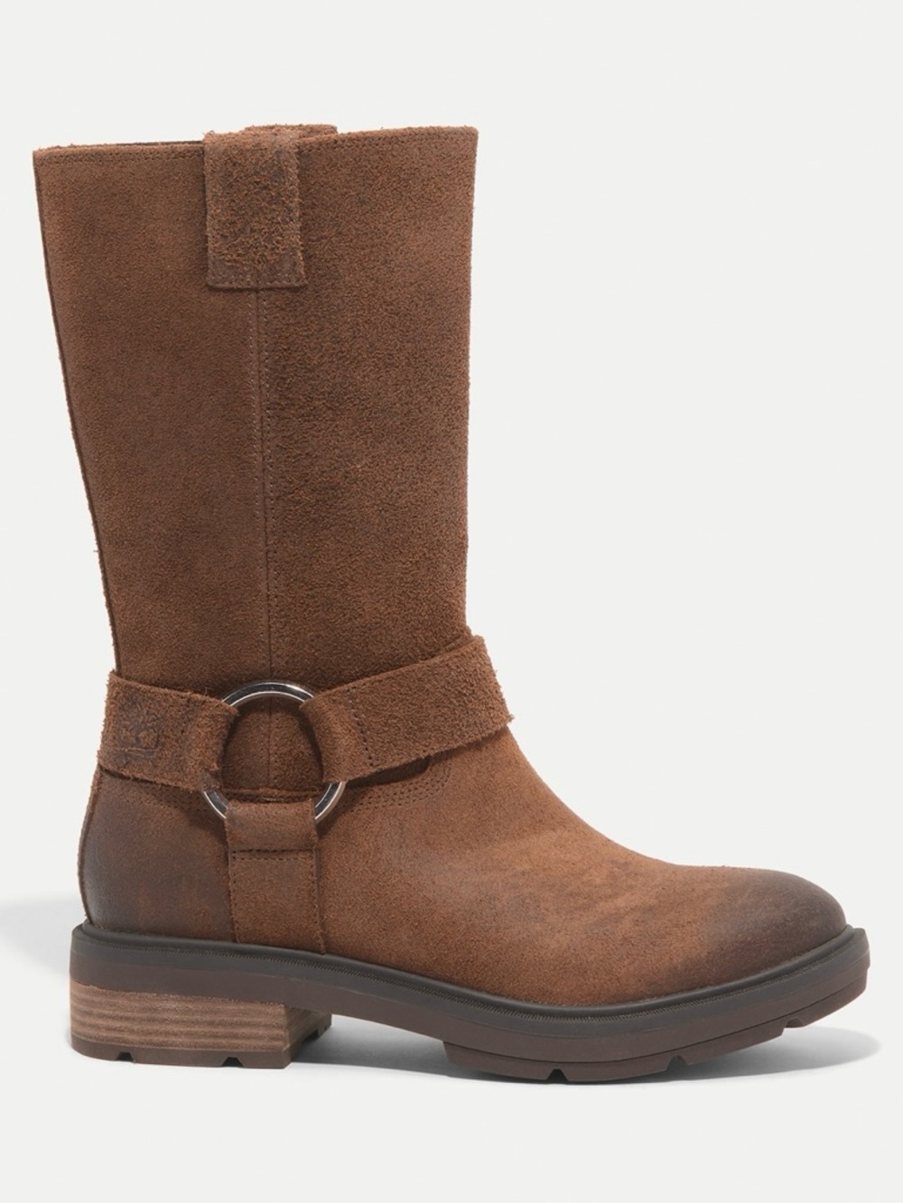 Timberland Brimfield Tall Leather Pull-On Boots, Women Brown size 9.5
